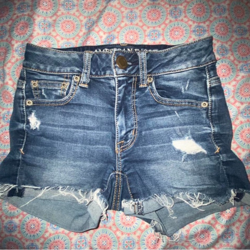 American Eagle Outfitters Ripped Denim Shorts